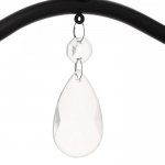 Бра "Брюссель" 1x60Вт E14 черный 26х14х26 см.