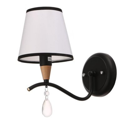 Бра Бра "Брюссель" 1x60Вт E14 черный 26х14х26 см.