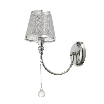 Бра "Лозанна" 1x60Вт E14 хром 26х14х26 см.