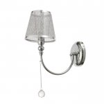 Бра "Лозанна" 1x60Вт E14 хром 26х14х26 см.