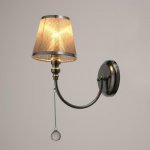 Бра "Лозанна" 1x60Вт E14 хром 26х14х26 см.