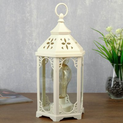 Ночник Ночник "Старый фонарь" LED белый 14х16,5х31 см