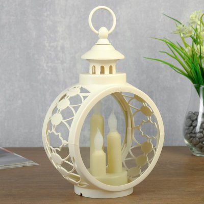 Ночник Ночник "Свечи" LED белый 9,7х16,5х25 см