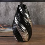 Лампа настольная 7515122TL/1 E14 40Вт черный-серебро 24,5х24,5х38 см