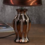 Лампа настольная 7555089TL/1 E14 40Вт золотистое кофе 17х17х29,5 см