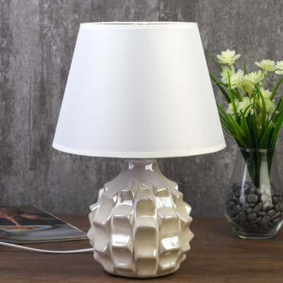 Лампа настольная 7555100TL/1 E14 40Вт жемчужный 22х22х32 см Лампа настольная 7555100TL/1 E14 40Вт жемчужный 22х22х32 см