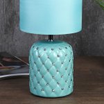 Лампа настольная 7555103TL/1 E14 40Вт лазурный 16х16х33 см