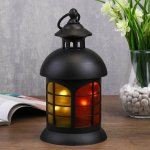 Ночник 9314181N LED батарейки 3ААА черный 12х12х23 см