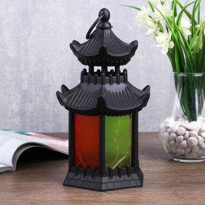 Ночник 9314183N LED батарейки 3ААА черный 11х12,5х24,5 см