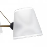 Люстра "Адонис" 3х40Вт Е14 черный-латунь 64х64х26 см