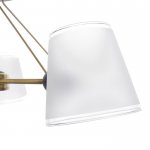 Люстра "Адонис" 5х40Вт Е14 черный-латунь 64х64х26 см