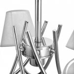 Люстра "Ривьера" 6х40Вт Е14 хром 67х67х43 см