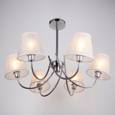 Люстра Люстра "Ривьера" 6х40Вт Е14 хром 67х67х43 см