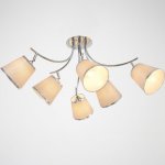 Люстра "Брера" 6x60Вт E27 хром 67х67х38 см.