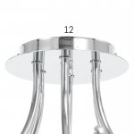 Люстра "Брера" 6x60Вт E27 хром 67х67х38 см.