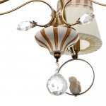 Люстра "Мартина" 3x40Вт E14 бронза 60х60х90 см.