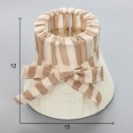 Люстра "Мартина" 3x40Вт E14 бронза 60х60х90 см.