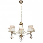 Люстра "Мартина" 3x40Вт E14 бронза 60х60х90 см.