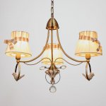 Люстра "Мартина" 3x40Вт E14 бронза 60х60х90 см.