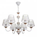 Люстра "Лоретте" 6x40Вт E14 белый 53х53х85 см.