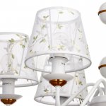 Люстра "Лоретте" 6x40Вт E14 белый 53х53х85 см.