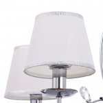 Люстра "Венеция" 5x40Вт E14 хром 45х45х52-100 см.