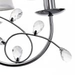 Люстра "Венеция" 5x40Вт E14 хром 45х45х52-100 см.