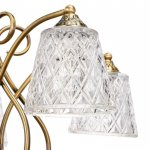 Люстра "Моника" 5x40Вт E14 бронза 68х68х41-87 см.