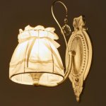 Бра "Лорелла" 1x40Вт E14 золото патинированное 28х29 см.