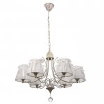 Люстра "Лорелла" 6x40Вт E14 золото патинированное 67х67х51-90 см.