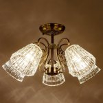 Люстра "Шарм" 5x40Вт E14 бронза 58х58х31 см.