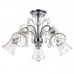 Люстра "Милан" 5x40Вт E27 хром 64х64х34 см.
