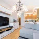 Люстра "Монреаль" 5x40Вт E14 хром