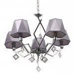 Люстра "Нелла" 5x40Вт E14 хром 65х65х92 см.