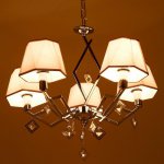 Люстра "Нелла" 5x40Вт E14 хром 65х65х92 см.