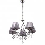Люстра "Нелла" 5x40Вт E14 хром 65х65х92 см.