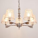 Люстра 65071912/5CR E14 40Вт хром 56х56х71 см.