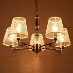 Люстра 65071912/5CR E14 40Вт хром 56х56х71 см.