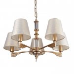 Люстра 65071912/5FG E14 40Вт золото 56х56х73 см.