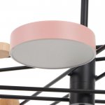 Люстра 625355/6 LED 78Вт 3 режима 3000-6000К черный 96х96х33 см