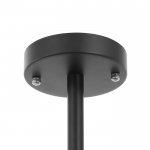 Люстра 625356/6 LED 78Вт 3 режима 3000-6000К черный-белый 96х96х33 см