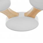 Люстра 625361/5 LED 65Вт 3 режима 3000-6000К светлое дерево 80х47х5 см
