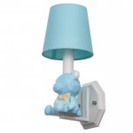 Бра 670604/1 E14 40Вт белый-голубой 14,5х17,5х33 см