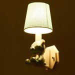 Бра 670604/1 E14 40Вт белый-голубой 14,5х17,5х33 см