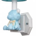 Бра 670604/1 E14 40Вт белый-голубой 14,5х17,5х33 см