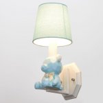 Бра 670604/1 E14 40Вт белый-голубой 14,5х17,5х33 см