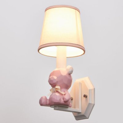 Бра 670605/1 E14 40Вт белый-розовый 14,5х17,5х33 см