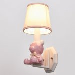 Бра 670605/1 E14 40Вт белый-розовый 14,5х17,5х33 см