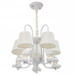 Люстра 670606/5 E27 40Вт белый 48х48х49 см