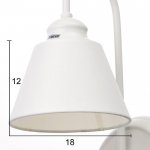 Бра 670607/1 E27 40Вт белый 24х18х42 см